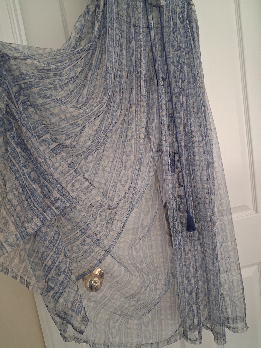 NEW Tag Free People Sheer In PaRIS Maxi Top Uk Edition - Picture 5 of 16